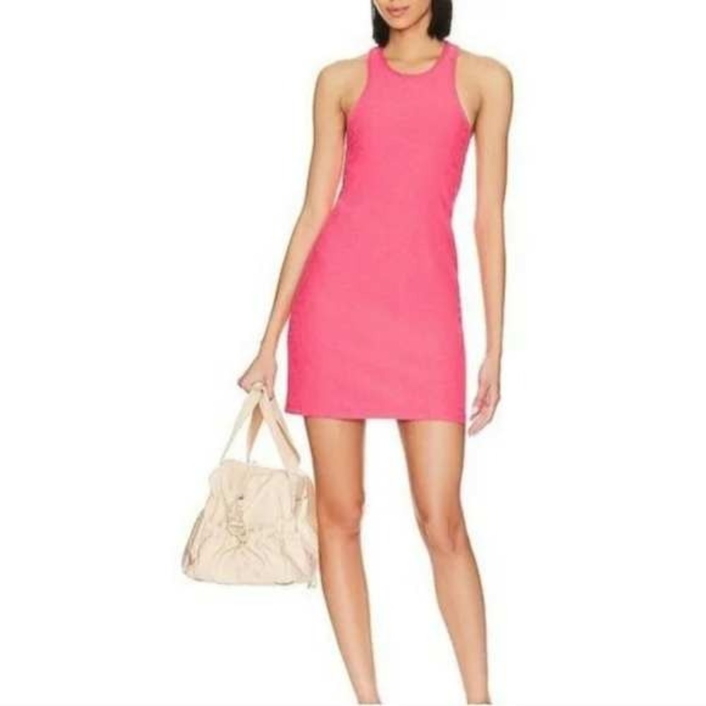 Beyond Yoga Spacedye Dress Womens S Pink NEW Racerback Mini SD6134
